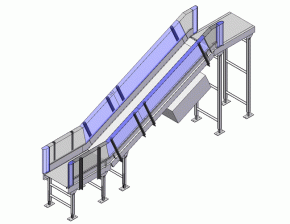 WASTE MATERIAL CONVEYOR SYSTEMS